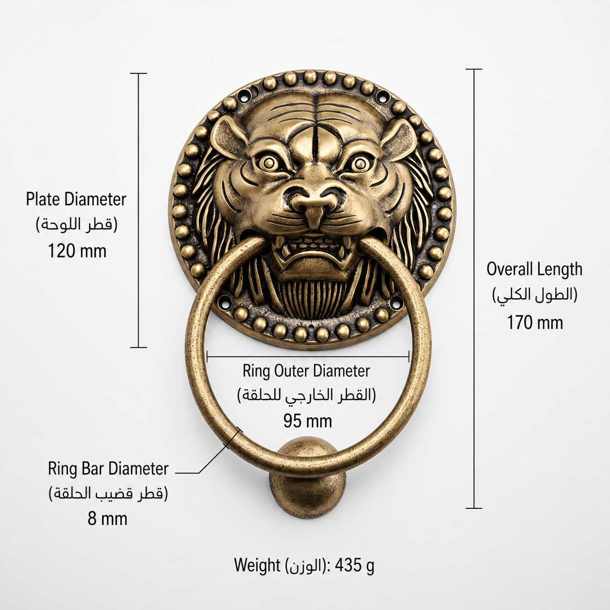 Entry Door Handles & Locks T0201 in Solid brass for entry doors and interior doors, product number T0201, T0201 - Antique bronze - 120mm