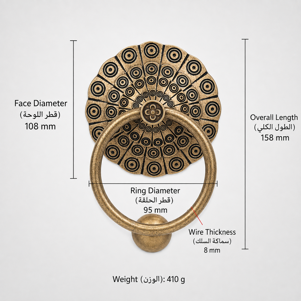 Entry Door Handles & Locks T0701 in Solid brass for entry doors and interior doors, product number T0701, T0701 - Antique bronze - 108mm