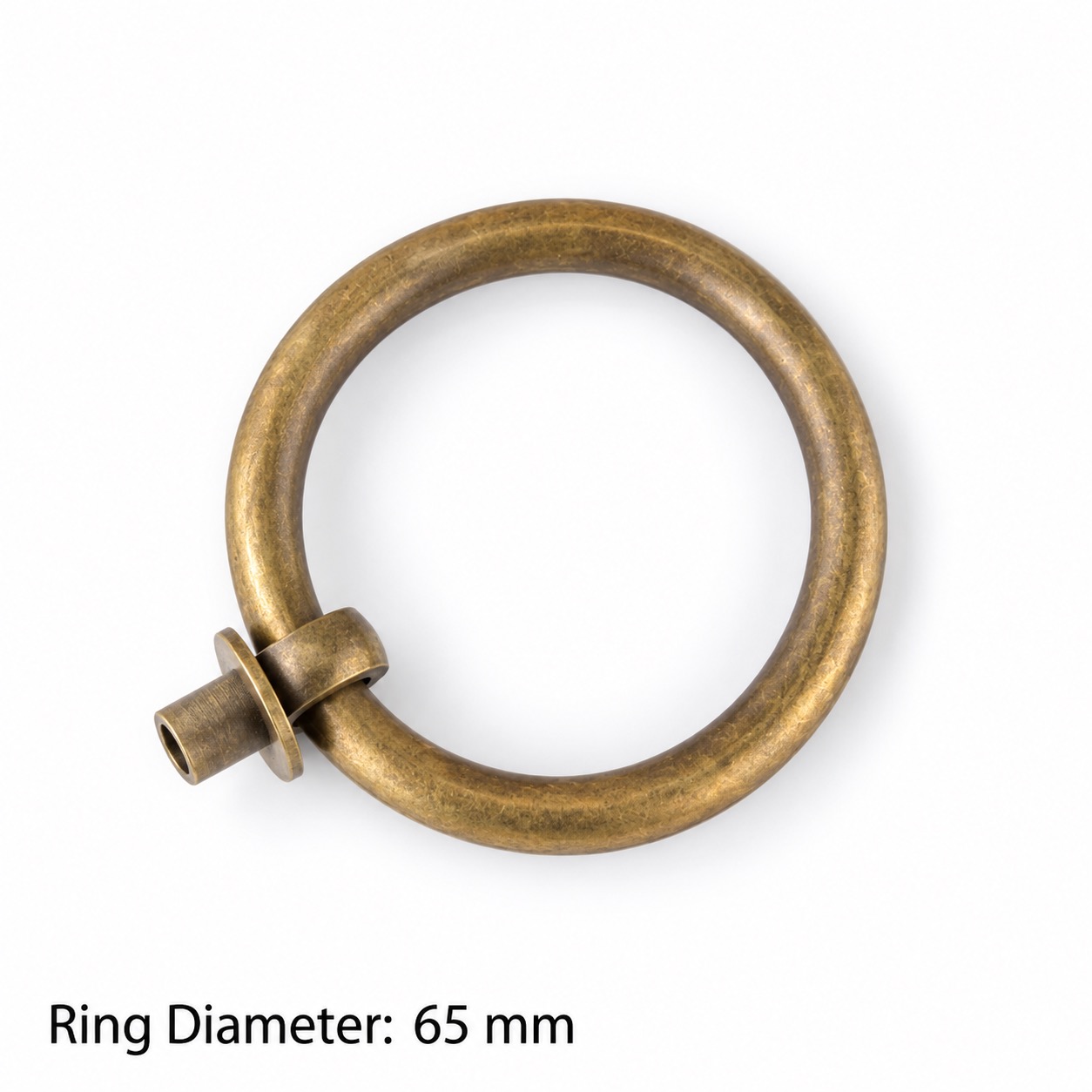 Classic Handles & Knobs T2313 in Solid brass for cabinets, wardrobes and furniture, product number T2313, T2313 - Antique bronze - 65mm