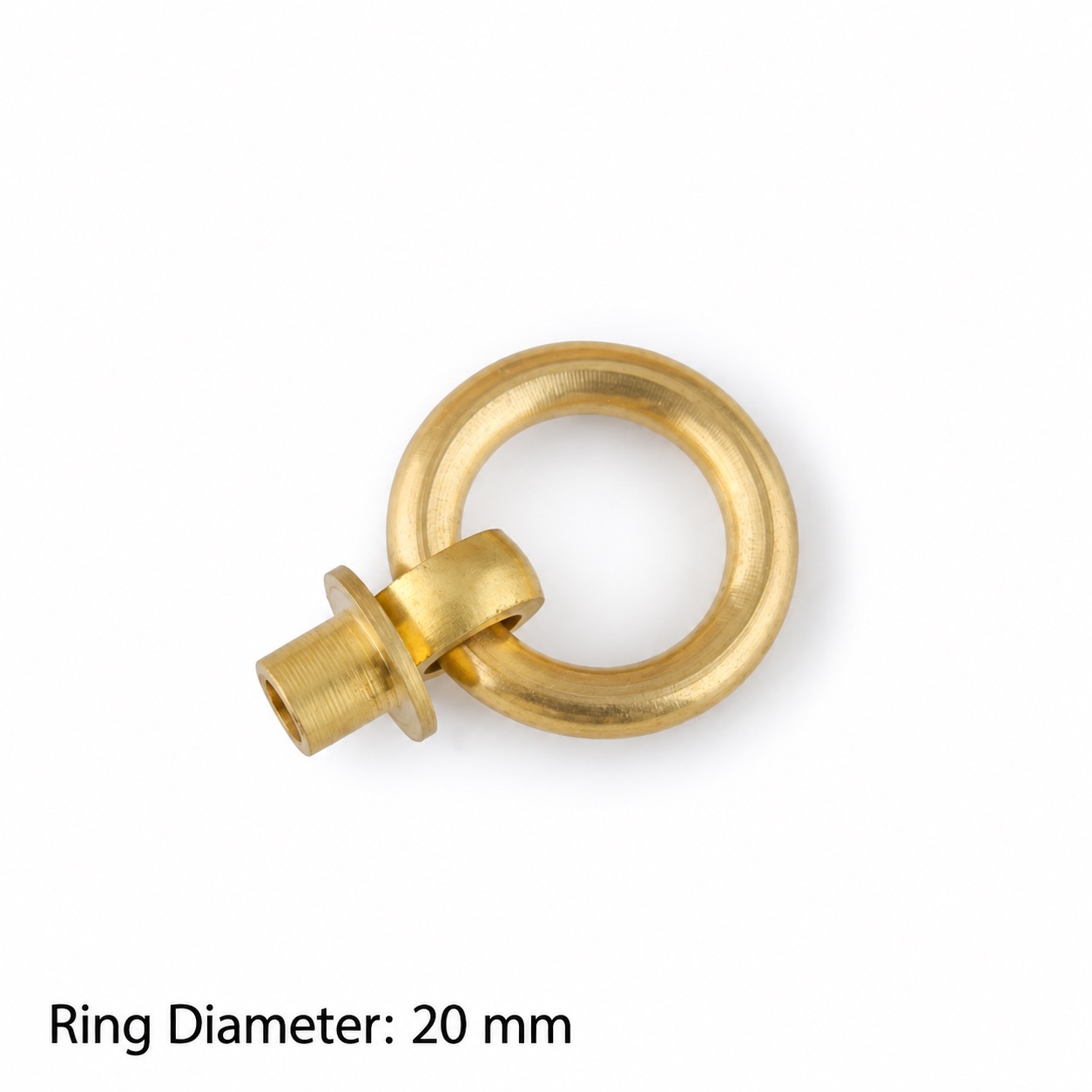 Classic Handles & Knobs T2313 in Solid brass for cabinets, wardrobes and furniture, product number T2313, T2313 - Brass - 20mm