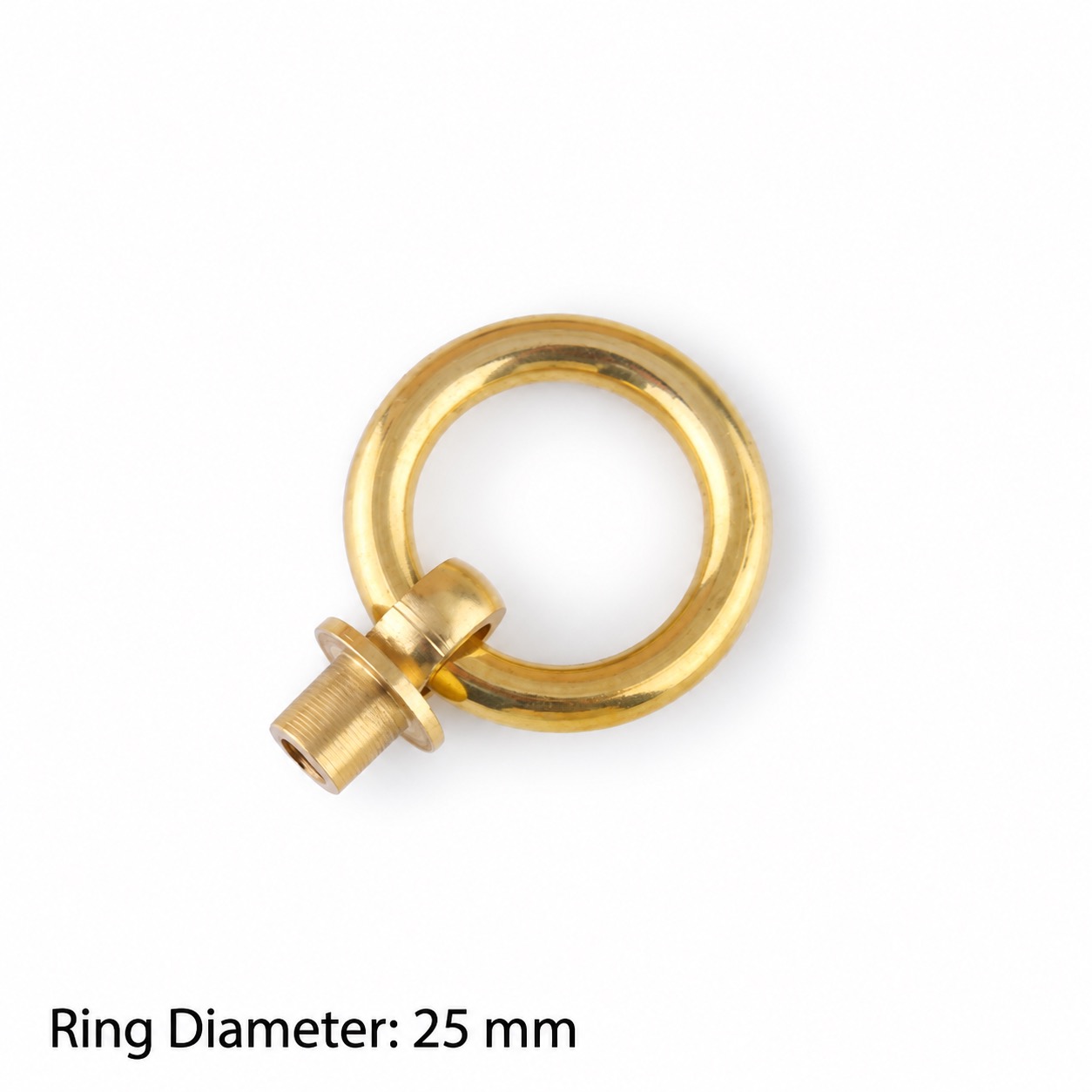 Classic Handles & Knobs T2313 in Solid brass for cabinets, wardrobes and furniture, product number T2313, T2313 - Brass - 25mm