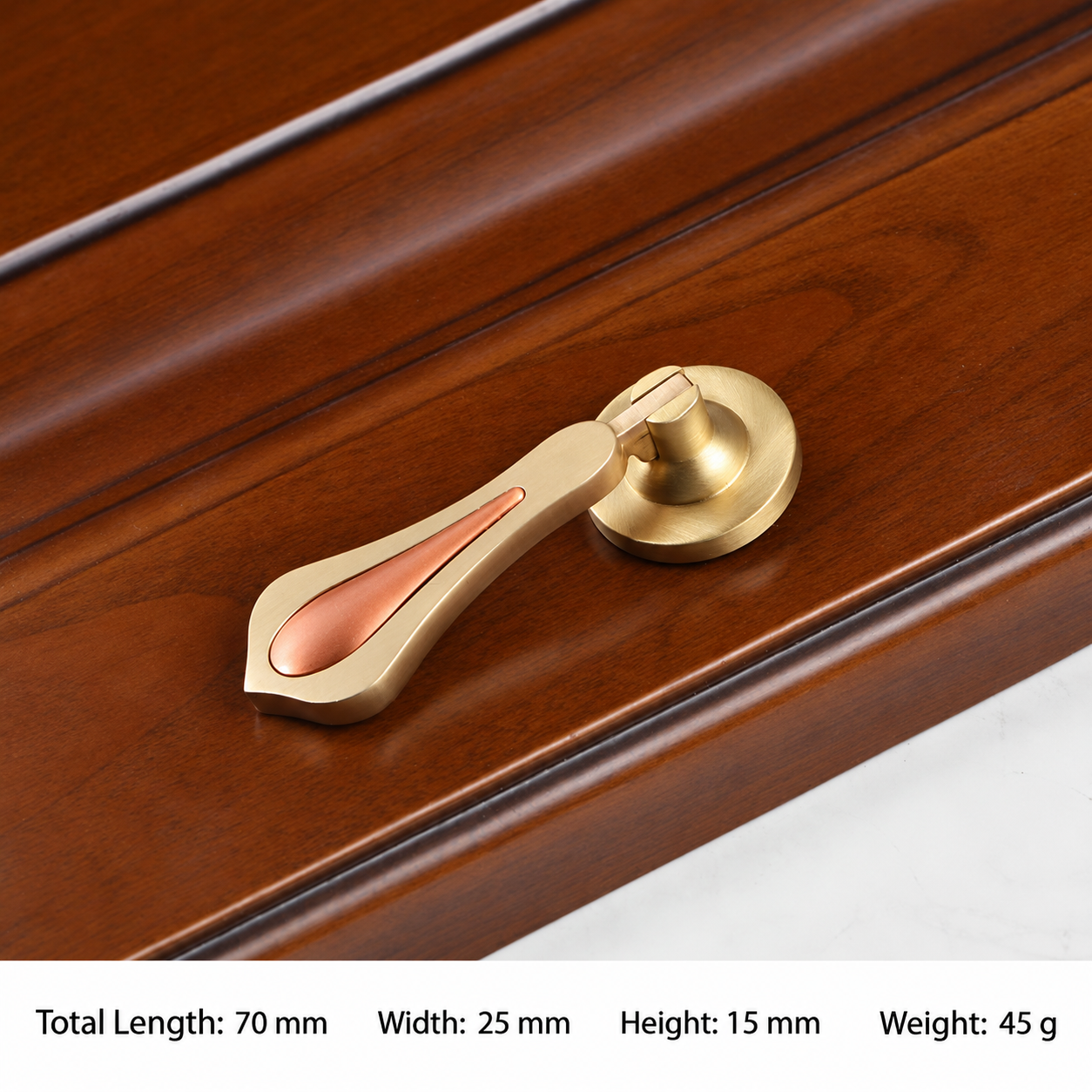 Classic Handles & Knobs T2526 in Solid brass for cabinets, wardrobes and furniture, product number T2526, T2526