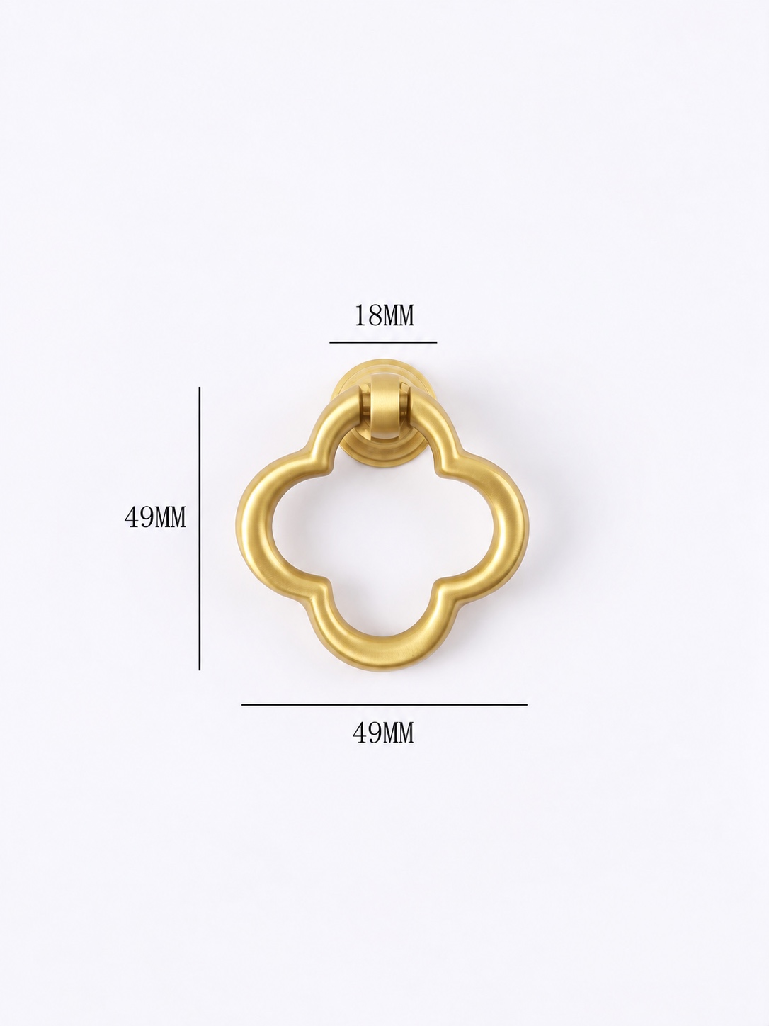 Modern Handles & Knobs T2549 in Solid brass for cabinets, wardrobes and furniture, product number T2549, T2549