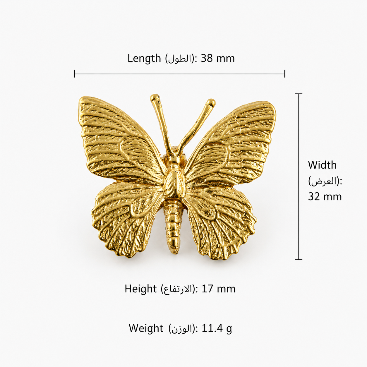 Modern Handles & Knobs T26001 in Solid brass for cabinets, wardrobes and furniture, product number T26001, 26001 - sku