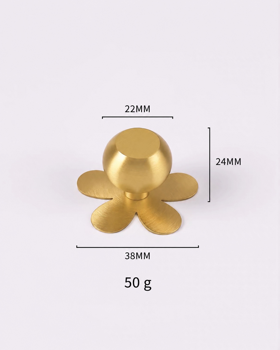Modern Handles & Knobs T26012 in Solid brass for cabinets, wardrobes and furniture, product number T26012, T26012 - Matte brushed