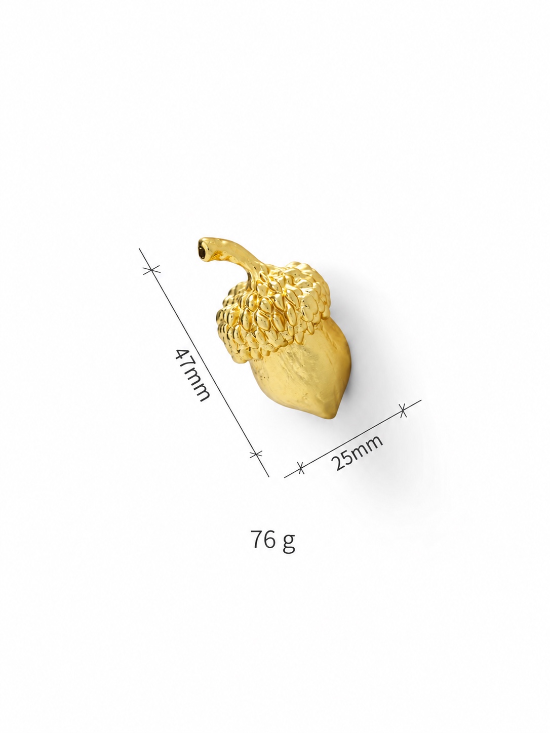 Modern Handles & Knobs T26041 in Solid brass for cabinets, wardrobes and furniture, product number T26041, T26041 - Gold