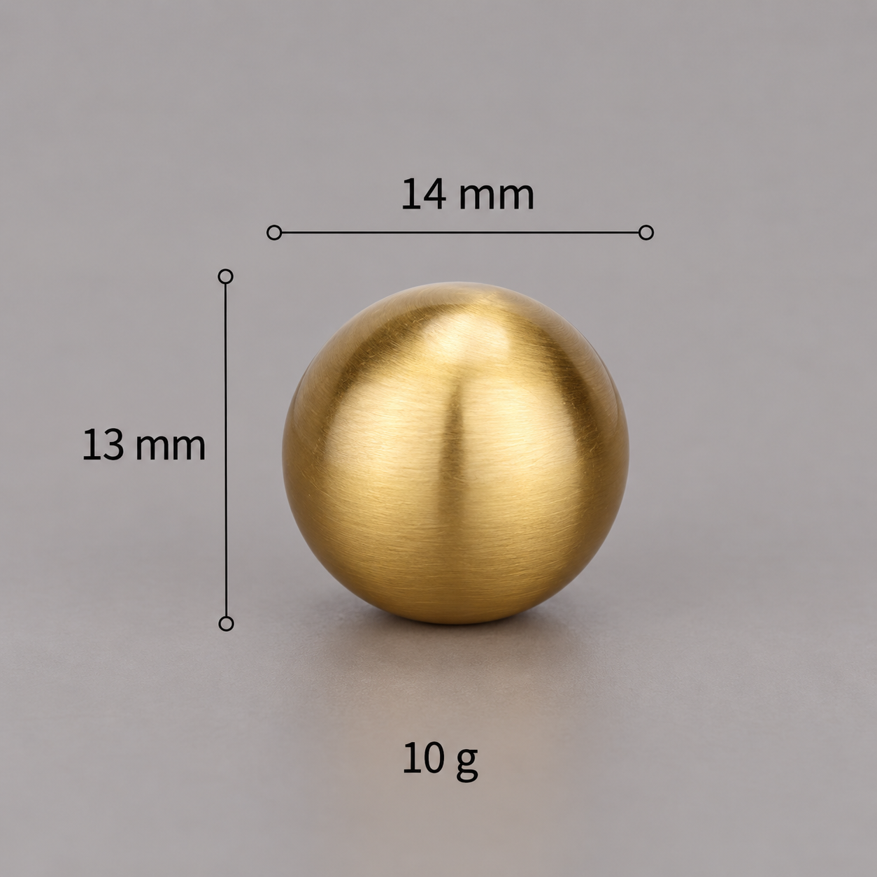 Modern Handles & Knobs T2641 in Solid brass for cabinets, wardrobes and furniture, product number T2641, T2641 - Matte - 14mm