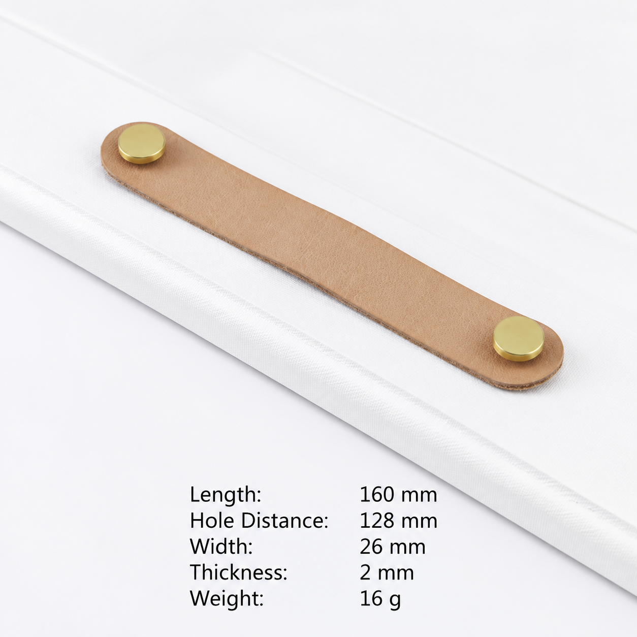 Modern Handles & Knobs T2953 in Solid brass for cabinets, wardrobes and furniture, product number T2953, T2953 - SKU variant - 160mm