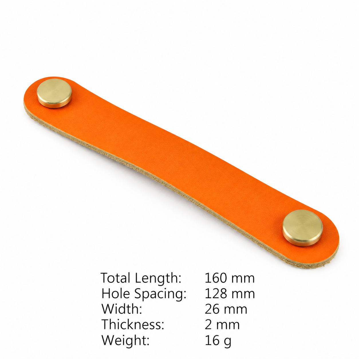 Modern Handles & Knobs T2953 in Solid brass for cabinets, wardrobes and furniture, product number T2953, T2953 - SKU variant - 160mm