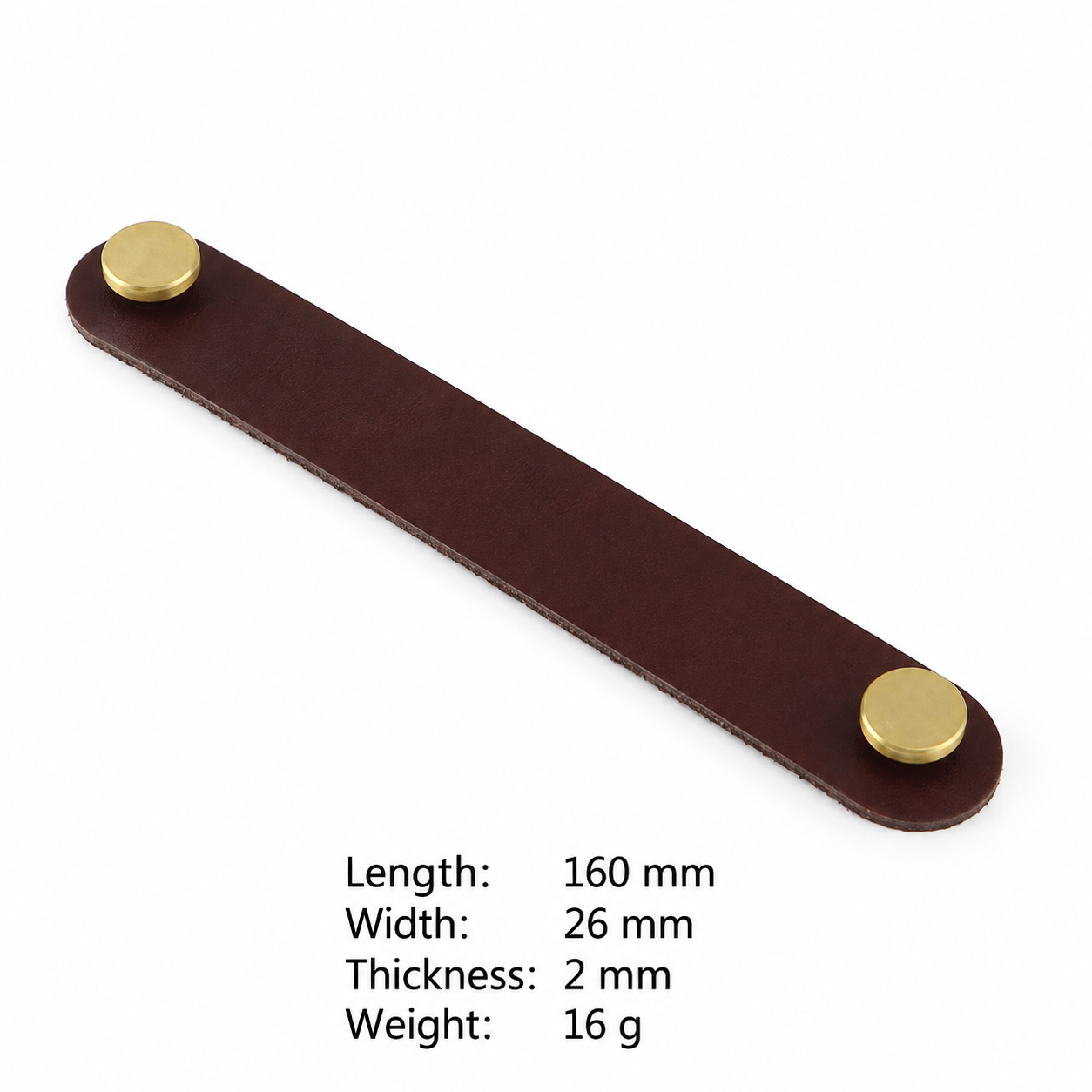 Modern Handles & Knobs T2953 in Solid brass for cabinets, wardrobes and furniture, product number T2953, T2953 - SKU variant - 160mm