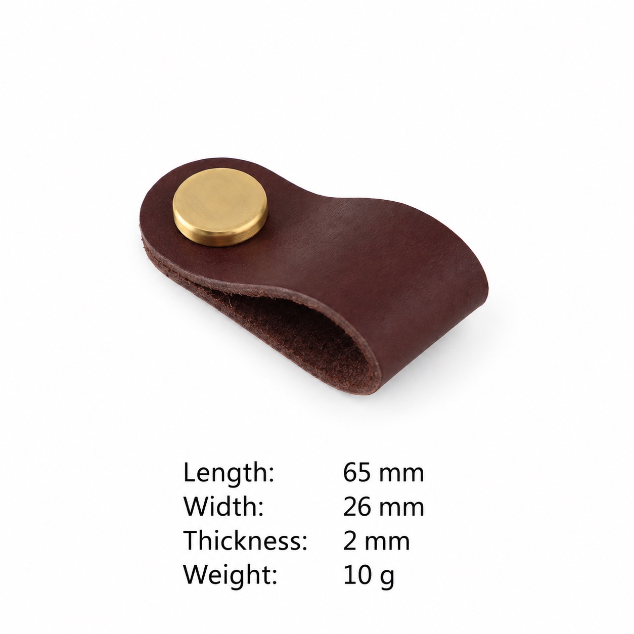 Modern Handles & Knobs T2953 in Solid brass for cabinets, wardrobes and furniture, product number T2953, T2953 - SKU variant - 65mm