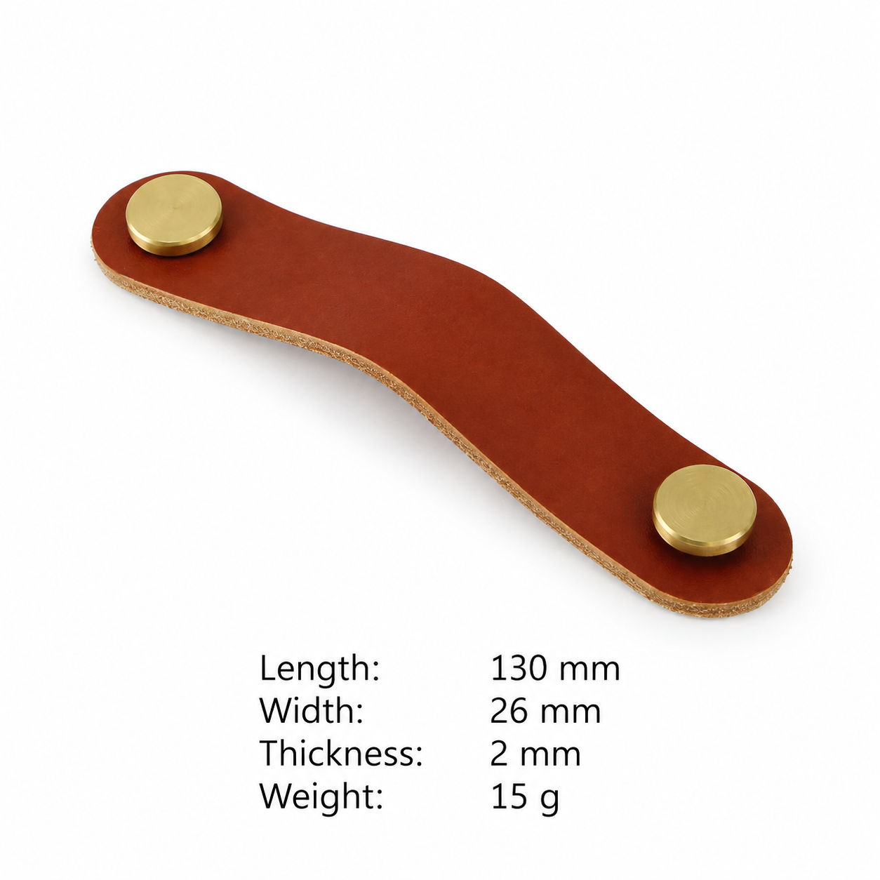 Modern Handles & Knobs T2953 in Solid brass for cabinets, wardrobes and furniture, product number T2953, T2953 - SKU variant - 130mm