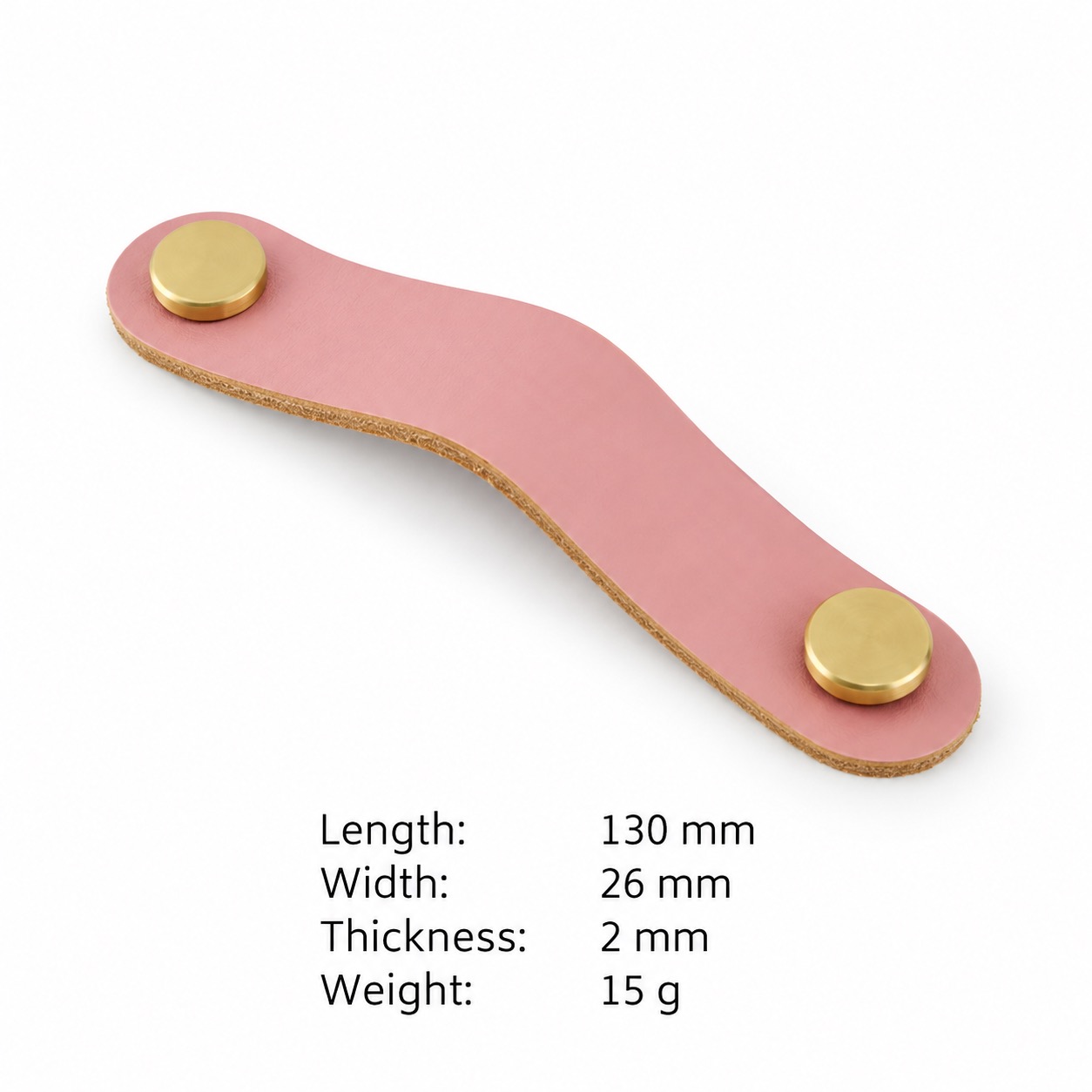 Modern Handles & Knobs T2953 in Solid brass for cabinets, wardrobes and furniture, product number T2953, T2953 - SKU variant - 130mm