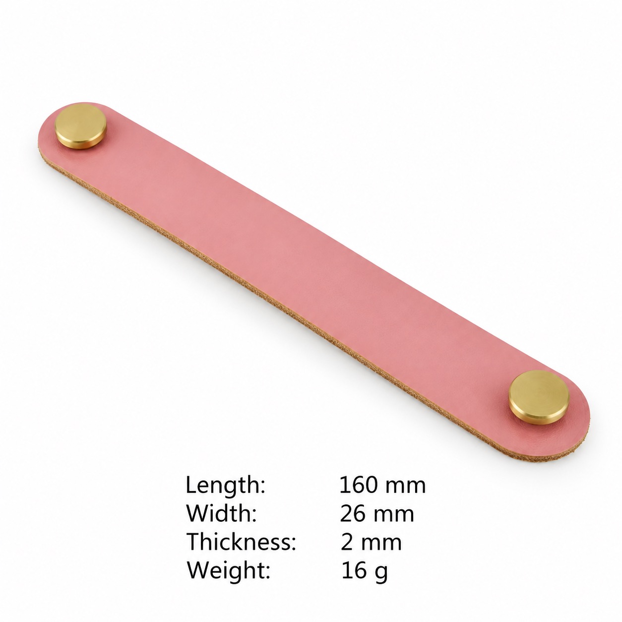 Modern Handles & Knobs T2953 in Solid brass for cabinets, wardrobes and furniture, product number T2953, T2953 - SKU variant - 160mm