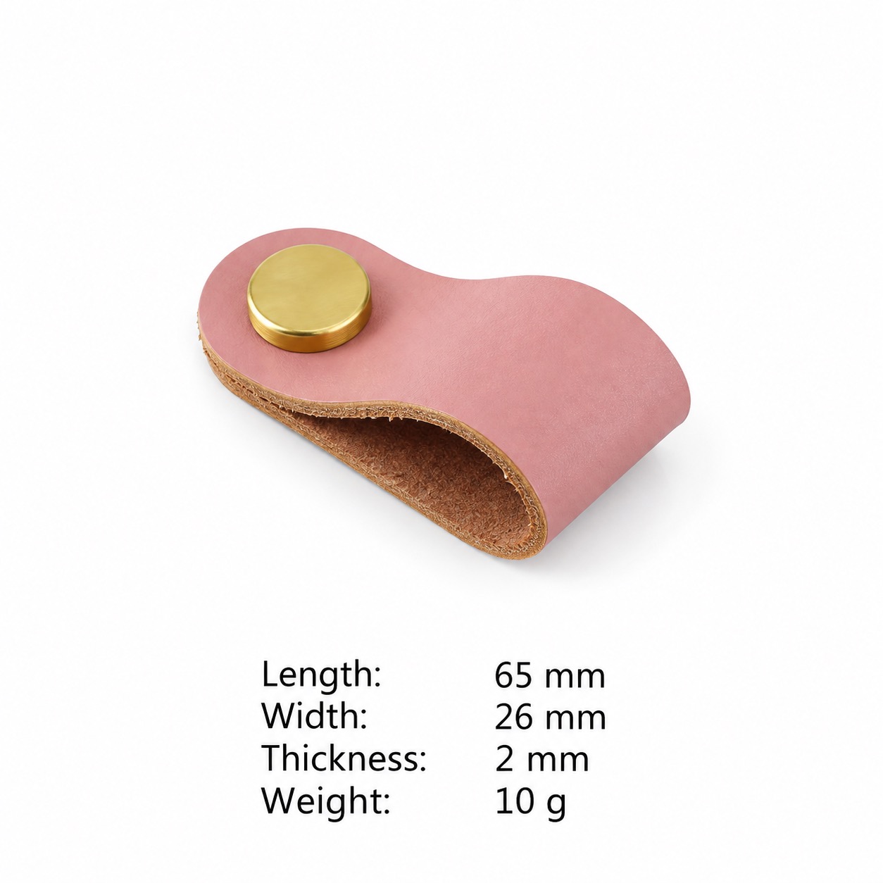 Modern Handles & Knobs T2953 in Solid brass for cabinets, wardrobes and furniture, product number T2953, T2953 - SKU variant - 65mm