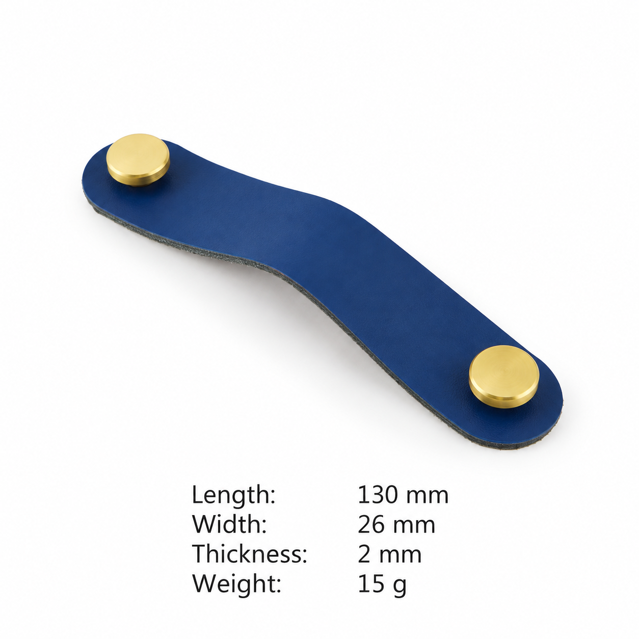 Modern Handles & Knobs T2953 in Solid brass for cabinets, wardrobes and furniture, product number T2953, T2953 - SKU variant - 130mm
