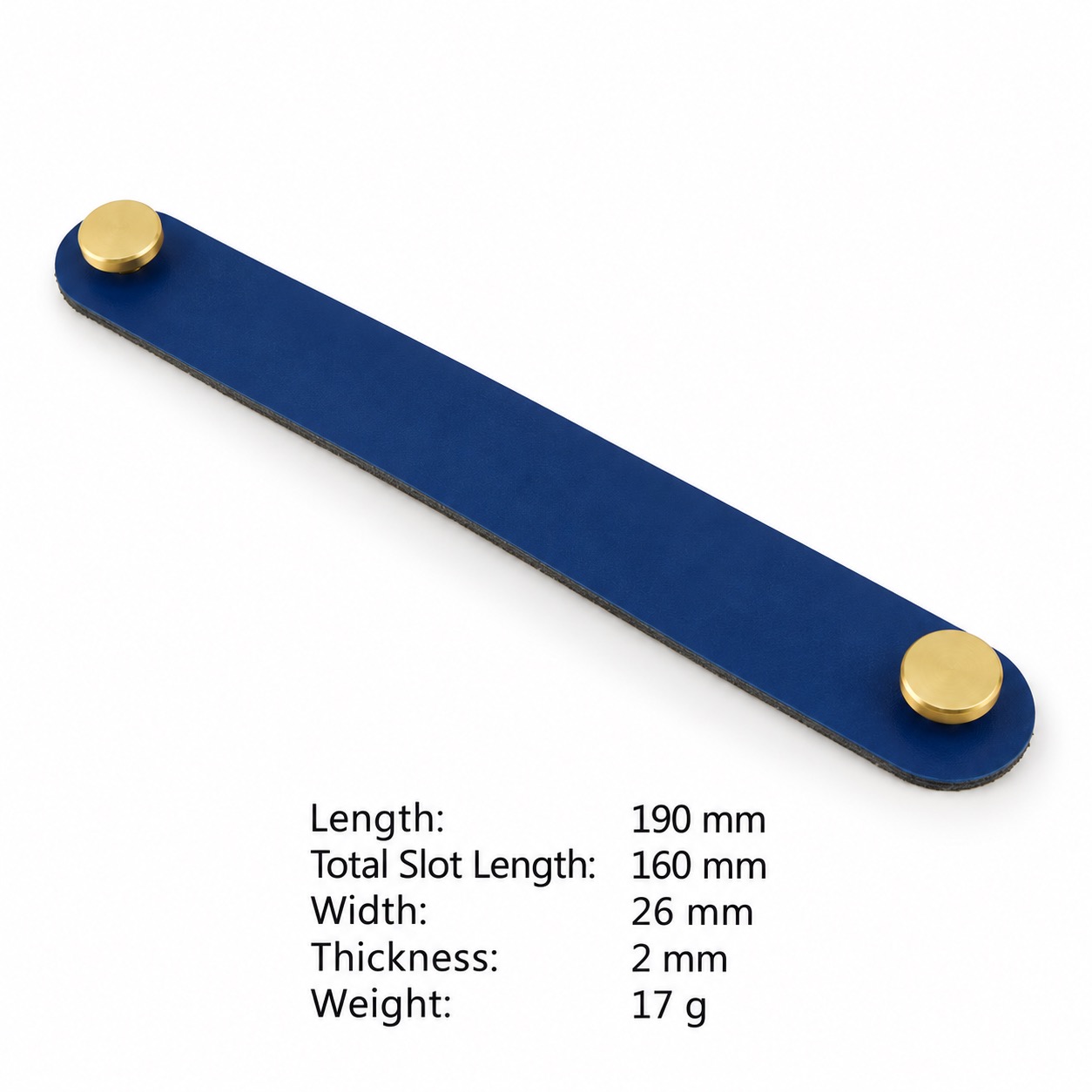 Modern Handles & Knobs T2953 in Solid brass for cabinets, wardrobes and furniture, product number T2953, T2953 - SKU variant - 190mm